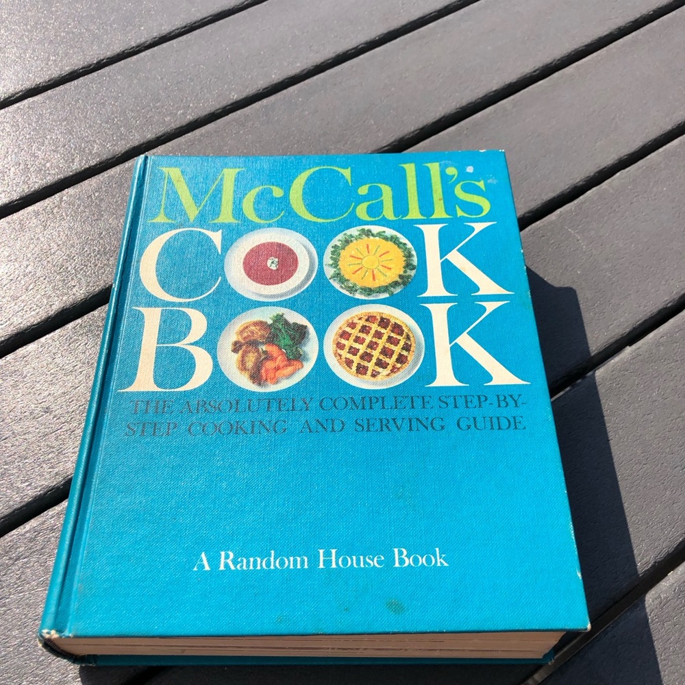 McCall's vintage Cook Book - Bright Turquoise first edition first printing 1963